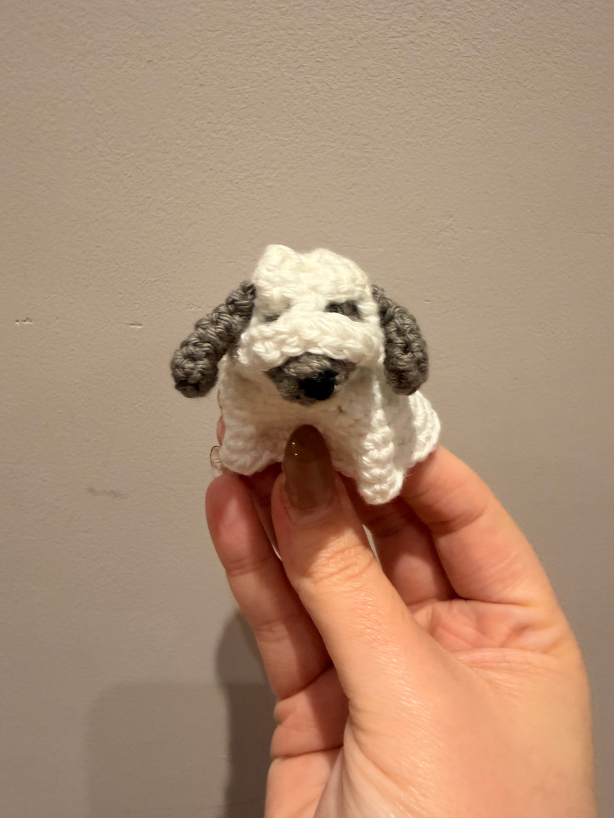 👻 Mini Ghost Dog – Handmade Halloween Decoration 🐶
